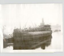 FREIGHT SHIP 'Andaste' Before Vanishing on LAKE Vintage 1929 Press Photo picture