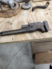 Antique - Trimo 10” Pipe Wrench, Trimont MFG Co Roxbury, MASS, Pat’d 12/19/1911 picture