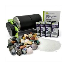 Pro-Series Double Barrel Rock Tumbler Kit - Includes 3 Pounds of Gemstones of... picture