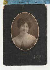 Antique C1850s Rink studio Indianapolis Indiana Lovely Victorian woman big hair picture