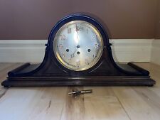 1920's Junghans Germany Westminster Chime Large Mahogany Art Deco Mantle Clock picture