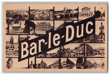Bar-Le-Duc Meuse Grand Est France Postcard Buildings Places Multiview c1930's picture