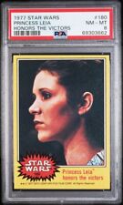 1977 TOPPS STAR WARS #180 Princess Leia Honors The Victors PSA 8 NM-MT picture