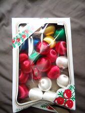 Vintage Satin Ball Xmas Ornaments picture