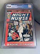 NIGHT NURSE #1 CGC 9.6 ~ WHITE PAGES ~  picture