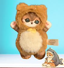 mofusand Bear Cat Plush Mascot Nyan Soft Toy Brown Bear Neko Kigurumi Key Chain picture