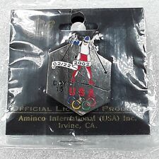 2002 Salt Lake City Winter Olympics Lapel Pin -Team USA Day 15 Skiing 02/22/2002 picture