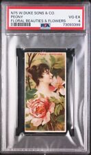 1892 N75 Duke Floral Beauties PEONY PSA 4 VG-EX picture