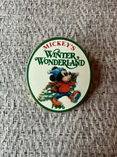 Retired 1996 Mickey's Winter Wonderland Disney Enamel Pin picture