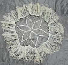 Large Vintage Doily Starched with Sugar Water picture