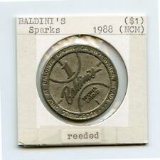 1.00 Token from the Baldinis Casino Sparks Nevada NCM 1988 Reeded picture