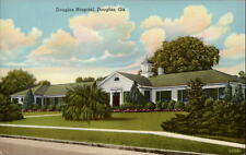 Douglas Hospital Georgia ~ 1950-60s vintage postcard picture
