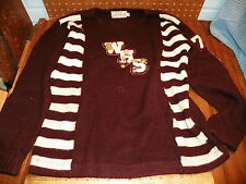 1972 WAVERLY HIGH SCHOOL Letter Sweater - Waverly, Nebraska - Size 40        picture