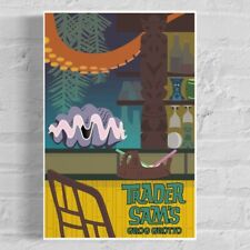 Trader Sam's Grog Grotto Polynesian Resort Hotel Poster Art- Walt Disney World picture