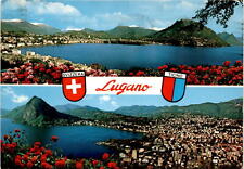 Switzerland, Lugano, Ticino region, Munich, Bayern Munich, Hannover, Postcard picture