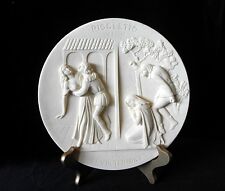 RIGOLETTO Alabaster Wall Hanging Plate By Gino Ruggeri picture