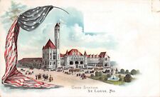 Vtg 1898 Private Mailing Card Union Station St. Louis Missouri Postcard picture