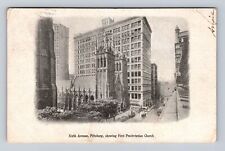 Pittsburgh PA-Pennsylvania, First Presbyterian Church, Antique Vintage Postcard picture