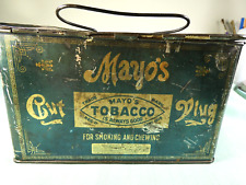 Vintage Mayo's Cut Plug Tobacco Metal Can picture