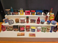 Mini Brands LOT of 34 Food TOYS Syrup CHEESE Bacon FRIES Pringles HEINZ 57 picture