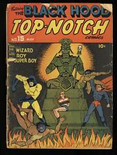 Top Notch Comics #15 GD- 1.8 Black Hood Appearance Archie 1941 picture