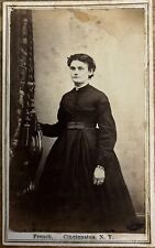 ~1864 CDV PHOTO CIVIL WAR ERA YOUNG WOMAN; French Photography - Cincinnatus NY picture