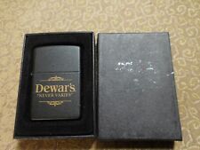 Vintage ZIPPO Lighter DEWAR'S Never Varies Scotch Wiskey New in Box 08 picture