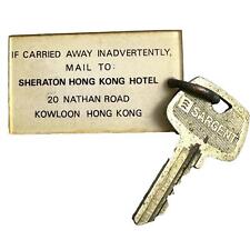 Vintage Sheraton Inn Hotel Motel Room 1114 Fob & Key Kowloon Hong Kong picture