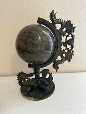 Chinese Soapstone Carved Globe w/ Dragon Carvings picture