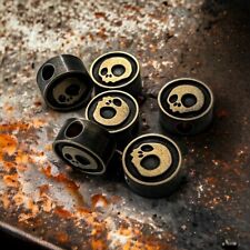 Maniac EDC Tumbled and Darkened Brass “Containment” Bead picture