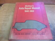 Chilton's Auto Repair Manual, covers 1940 thru 1953 models, 1971 reprint. picture