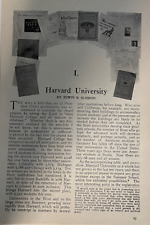 1909 Harvard University Sever Hall Harvard Union Memorial Hall Langdon Hall picture