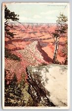 Grand Canyon Arizona Bridge Grand View Postcard picture