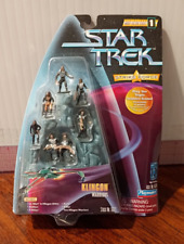 Star Trek Warp Factor Series 1 - Klingon Warriors - New (cardboard curled -pics) picture