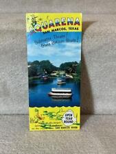 1960's Aquarena Glass Bottom Boats San Marcos Texas Advertising Brochure picture