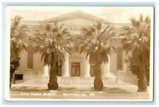 1939 Fifth Church Scientist Trees Front Hollywood CA RPPC Photo Vintage Postcard picture