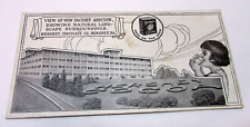 Old 1910's Hershey's Chocolate Cocoa Pennsylvania Factory Advertising Postcard picture