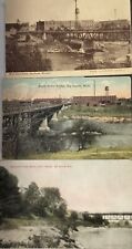 RPPC Three  Big Rapids Mitchel Bridge. 1909 picture