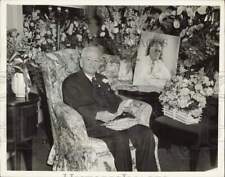 1944 Press Photo Senator Carter Glass celebrates 96th birthday, Washington, D.C. picture