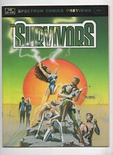 Spectrum Comics Presents #1 7.0 (OW/W) FN/VF 1st App. of The Survivors 1983 picture