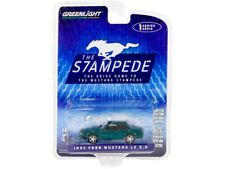1/64 Greenlight 1992 Ford Mustang LX 5.0 Stampede Green Diecast Model Car 13340C picture