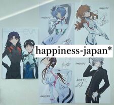 Shin Evangelion 3.0+1.0 Autograph Reversible Mini Poster Official Booklet 5 Set picture