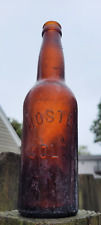 Vintage Antique Hoster Beer Bottle Columbus OH Brown 571 picture