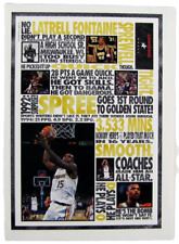 Vintage 1995 Converse LATRELL SPREWELL NBA Basketball Print Ad picture