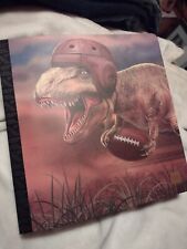 Rare ZOX scarce dinosaur 🦖 binder season 1 and 4 football so wicked cool folder picture
