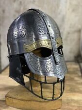 Aching Viking 16 Gage Steel helmet New Designer Medieval Armor Viking Helmet picture
