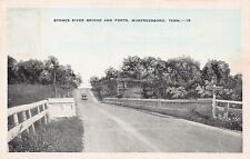 Murfreesboro Tennessee Civil War Battle of Stones River Bridge Vtg Postcard A60 picture