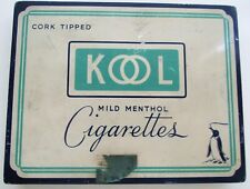 Vintage KOOL Cigarettes Flat Fifties 50s Tin Willie The Penguin Dated 1933 EMPTY picture