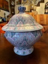 Asian Decor Dish Bowl: Pastel Grandmillennial Toyo Lion or Porcelain Gold Gilded picture