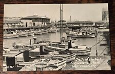 RPPC Fisherman's Wharf San Francisco Sicily of the West Vintage Postcard picture